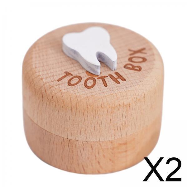 Baby Nursery Storage - Wooden Teeth Storage Organizer Keepsake Box