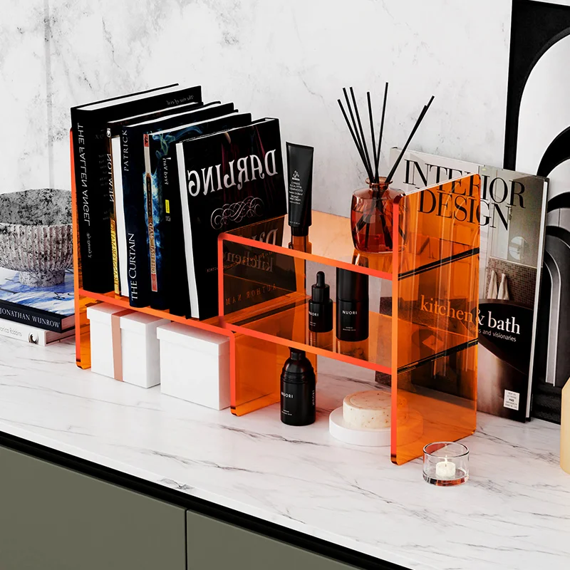 Baby Bookshelf Small - Shelf Acrylic Display Cabinet Mid Bookcase