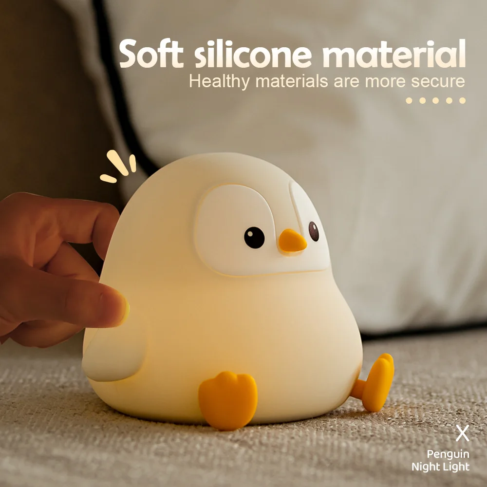 Baby Nursery Light - Cute PenguinBaby Night Light Kids Bedroom