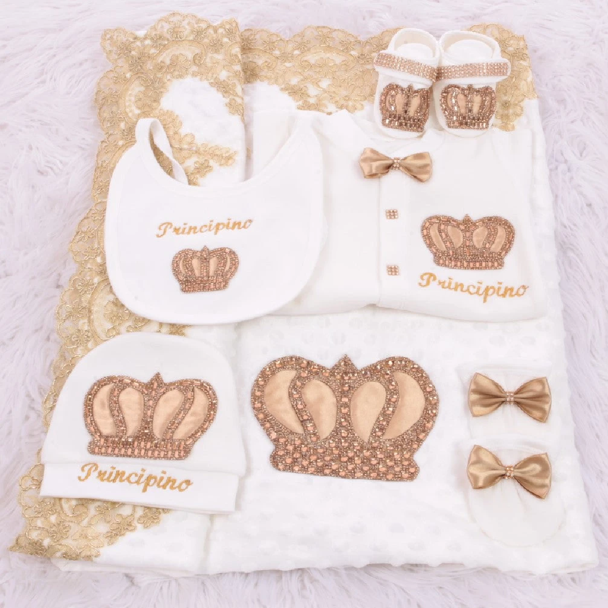 Baby Nursery Uk - Dollbling Embroidery Name Parajam Royal UK