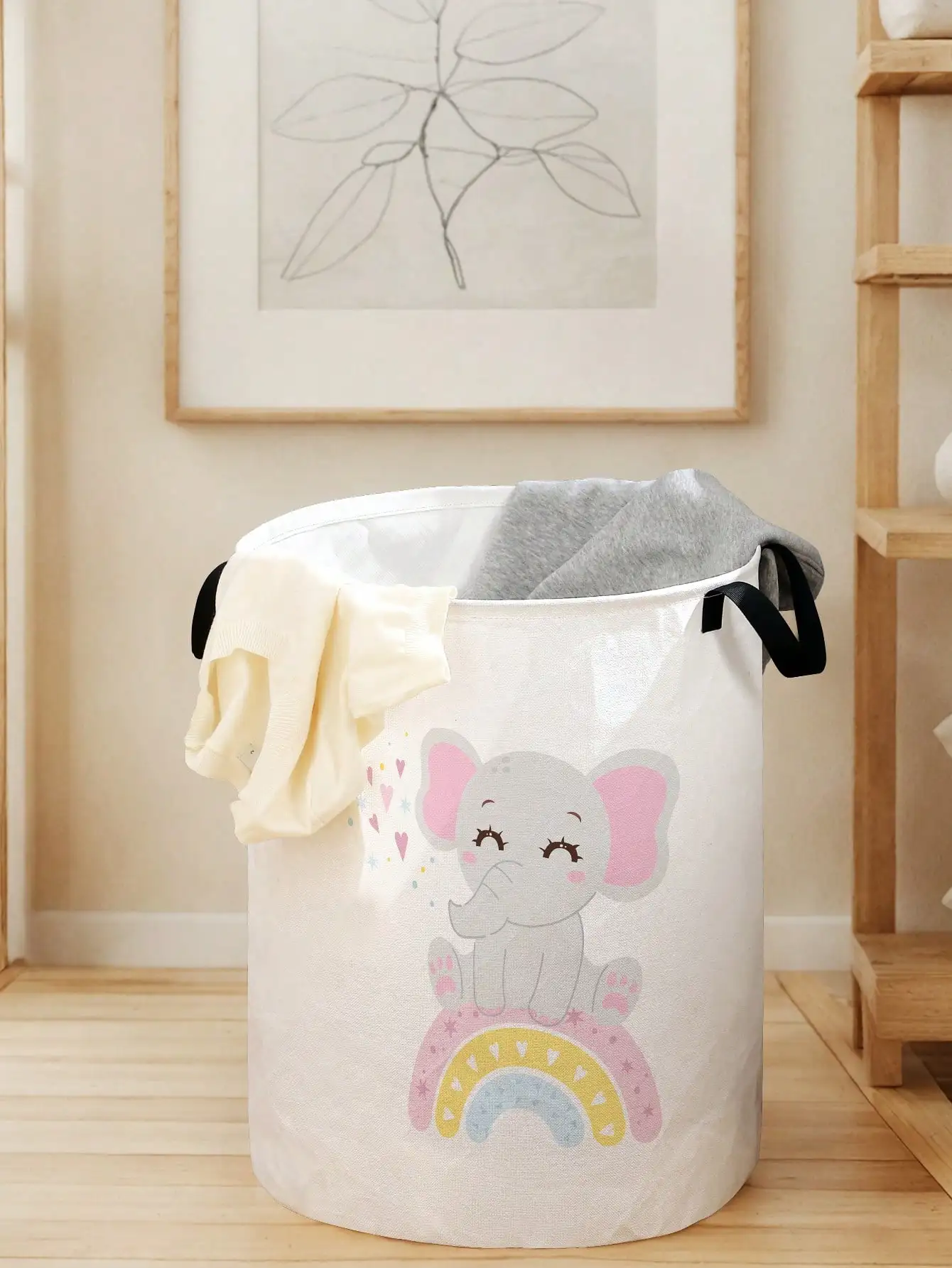 Baby Nursery Storage - 1pc Cute Elephant Pattern Foldable Large