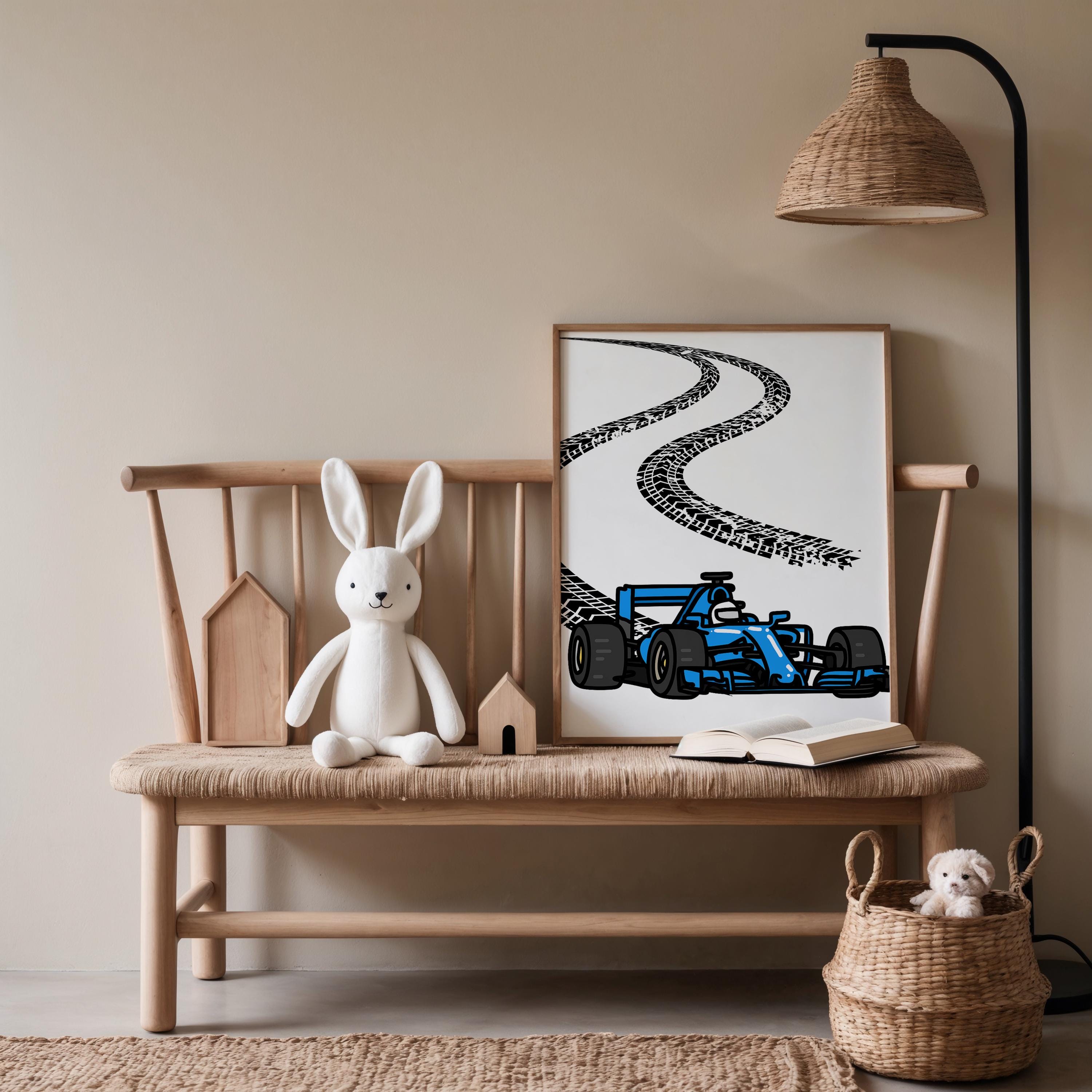 Custom Name Racing Car Nursery - Baby Nursery Pictures avaliação e preço