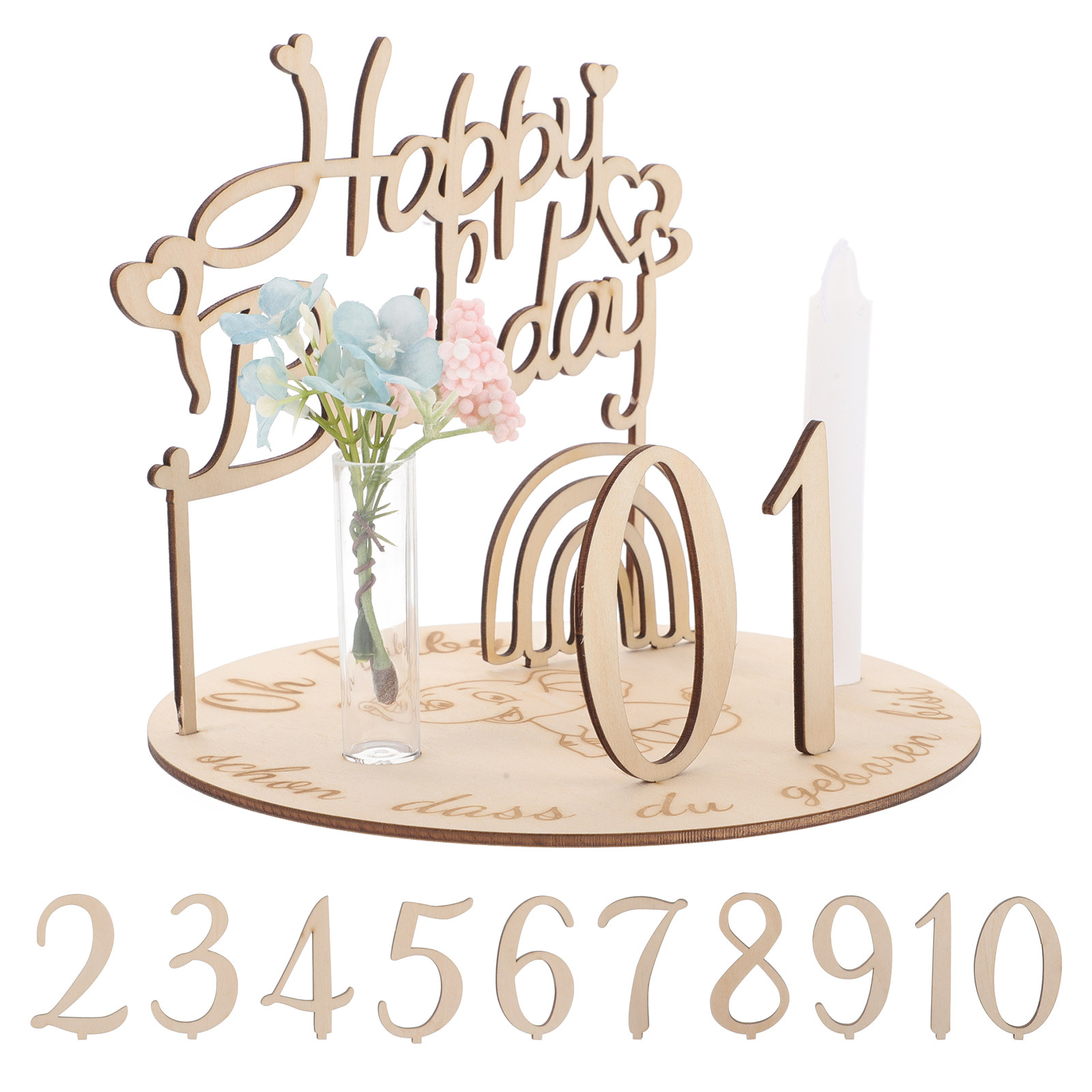 1Set DIY Wooden Baby Milestone - Baby Nursery Age avaliação e preço