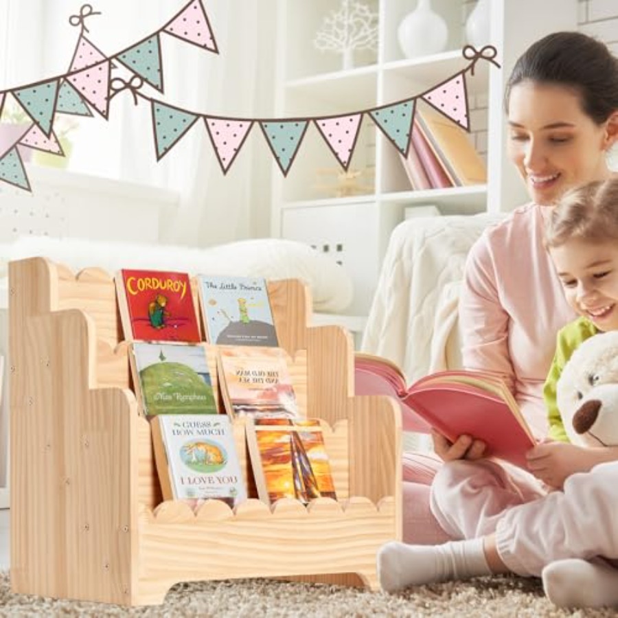Bookshelf Storage 3-Tier Book  - Baby Bookshelf Small avaliação e preço