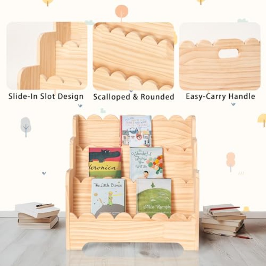 Bookshelf Storage 3-Tier Book  - Baby Bookshelf Small avaliação e preço
