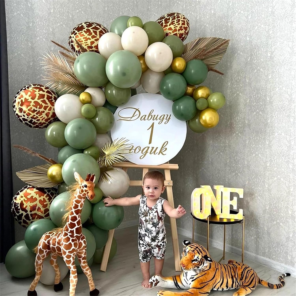 Jungle Safari Balloon Set, ani - Baby Nursery Jungle Theme avaliação e preço