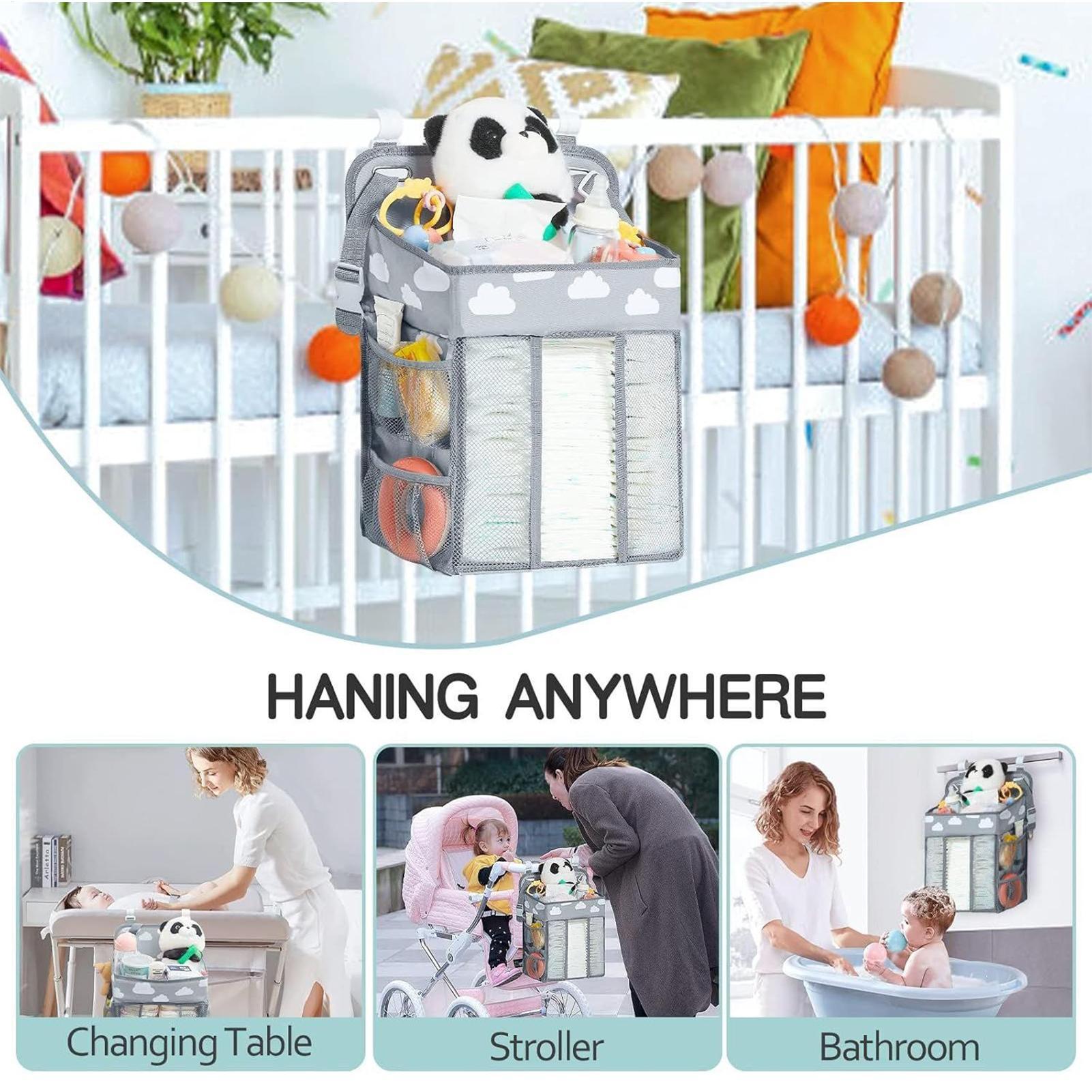 Crib Diaper Organizer Waterpro - Baby Nursery Storage avaliação e preço