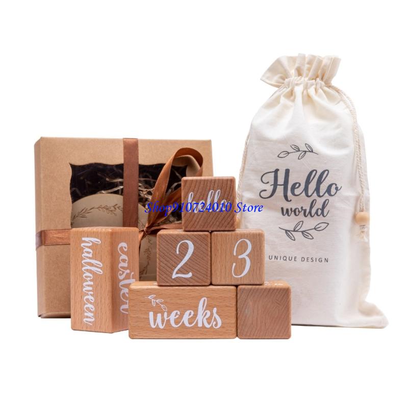 77HD Baby Milestones Wooden Ph - Baby Nursery Age avaliação e preço