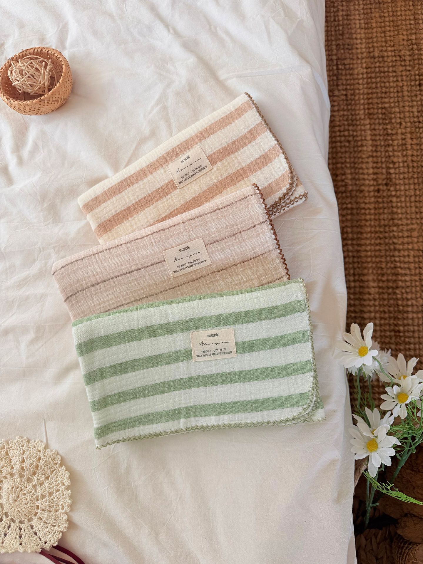 Summer Muslin Baby Swaddle Bla - Baby Girl Nursery Quilt avaliação e preço