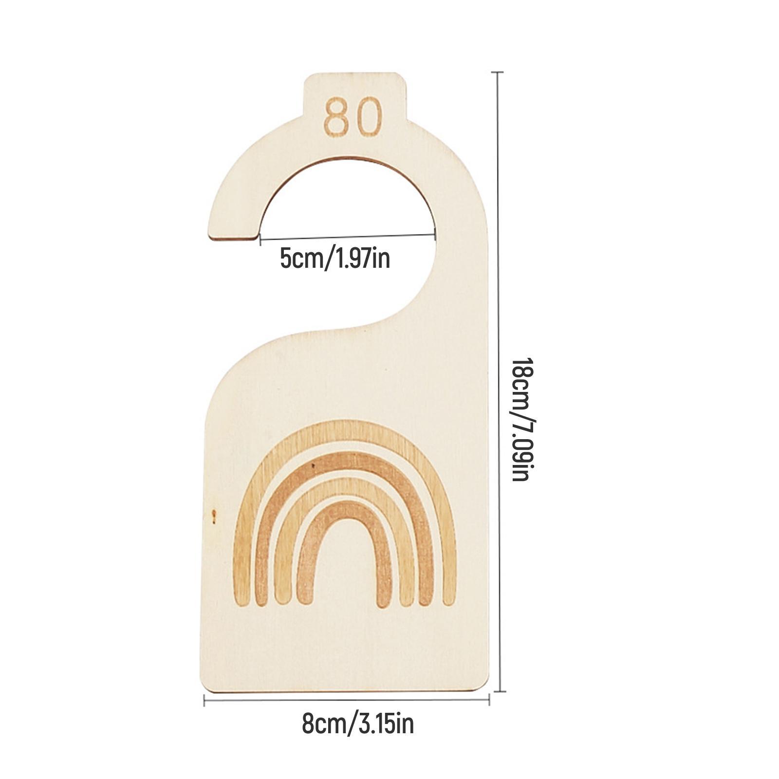 7x Baby Clothes Size Hanger Or - Baby Nursery Age avaliação e preço