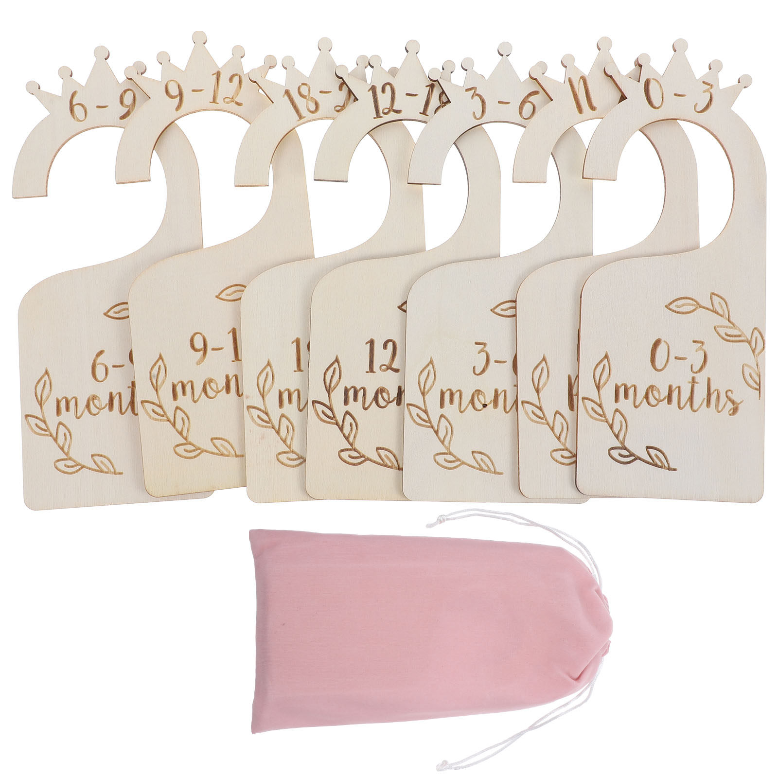 1Set Wooden Baby Clothing Divi - Baby Nursery Age avaliação e preço