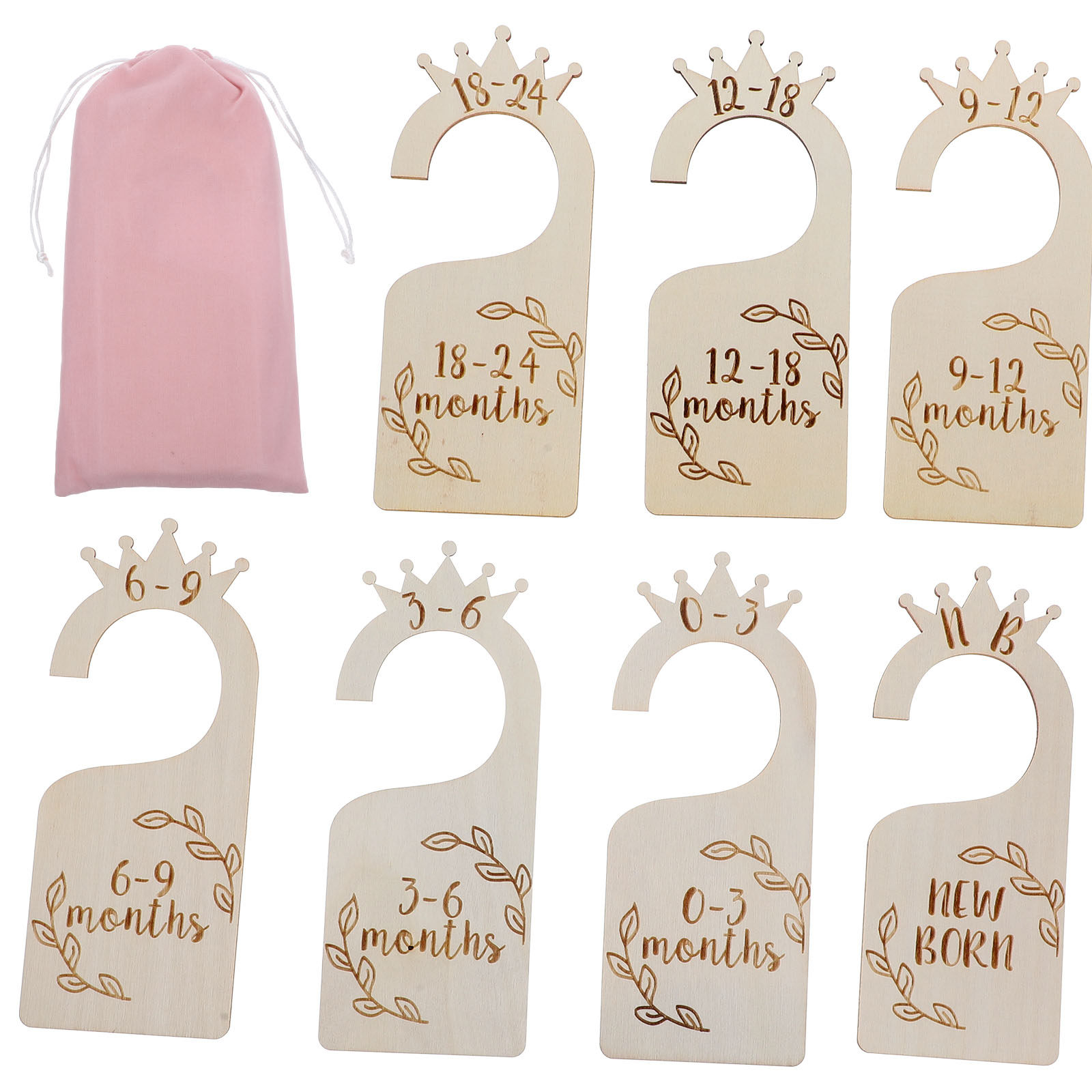 1Set Wooden Baby Clothing Divi - Baby Nursery Age avaliação e preço