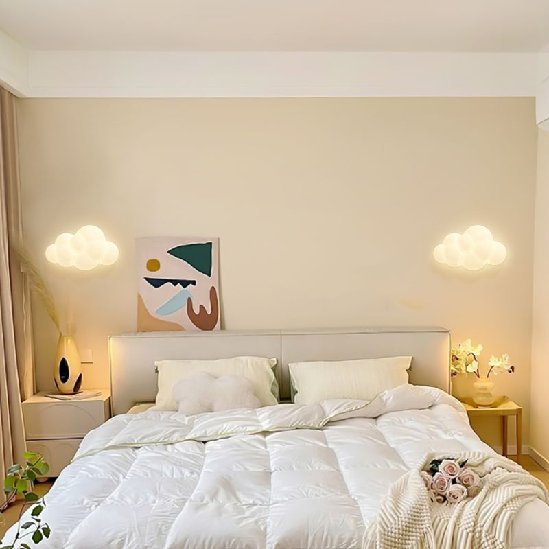 White Cloud Wall Lamps for Chi - Baby Nursery Light avaliação e preço