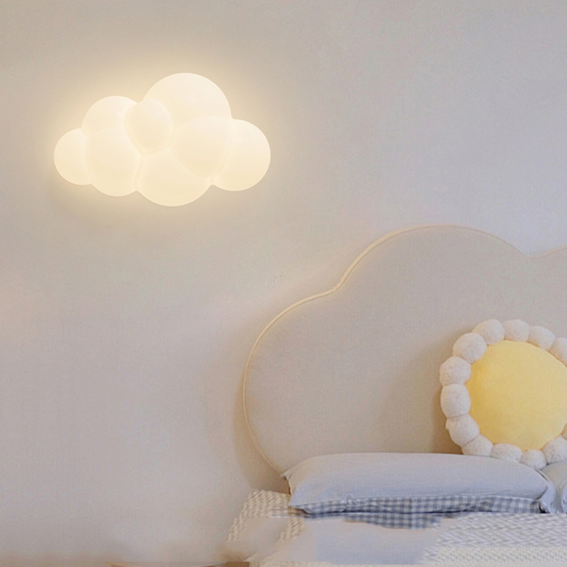 White Cloud Wall Lamps for Chi - Baby Nursery Light avaliação e preço