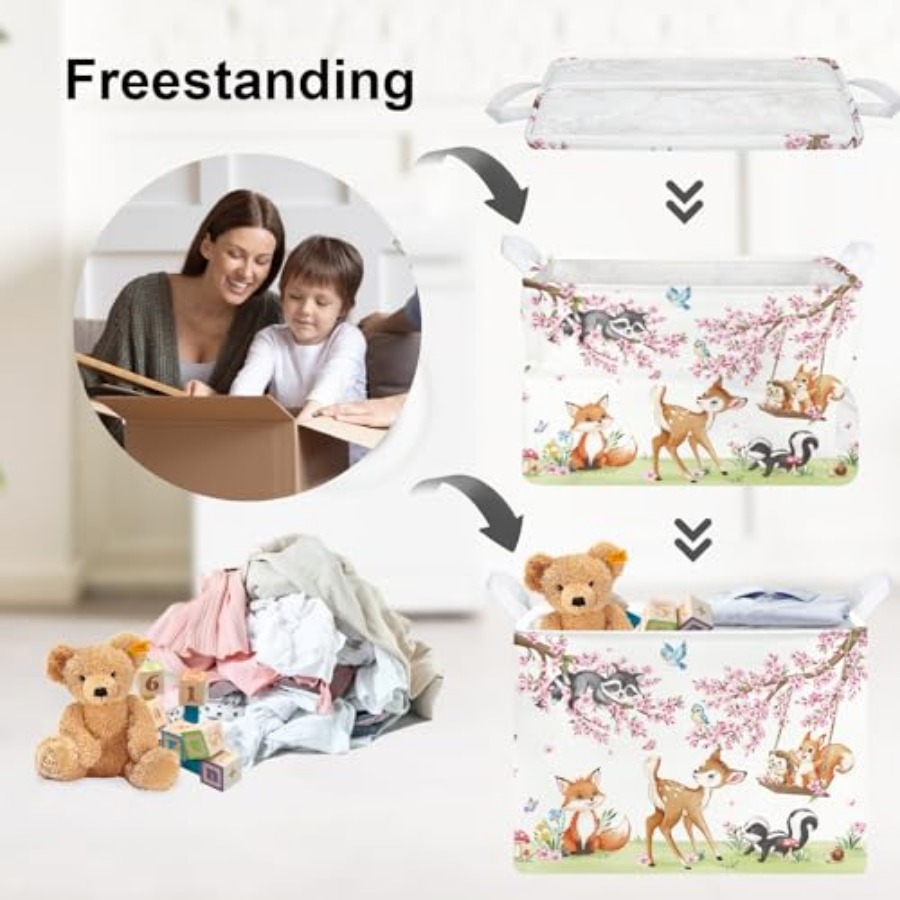 Forest Animal Baby Storage Bas - Baby Nursery Storage avaliação e preço