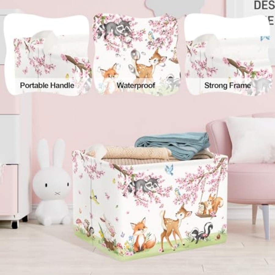 Forest Animal Baby Storage Bas - Baby Nursery Storage avaliação e preço