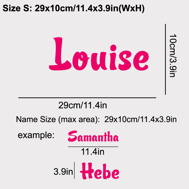 Personalized name vinyl decal  - Baby Nursery Wallpaper avaliação e preço