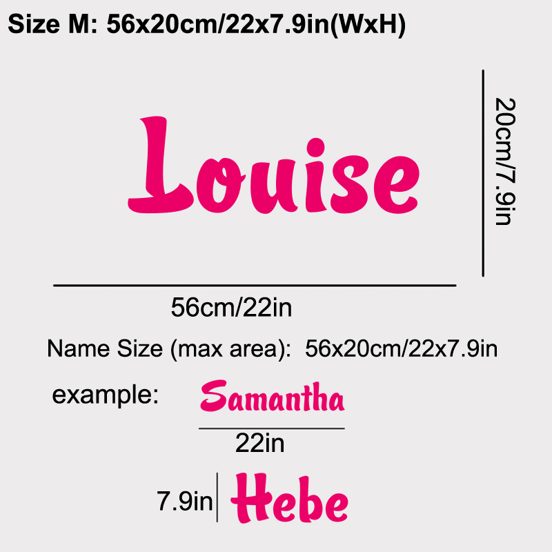 Personalized name vinyl decal  - Baby Nursery Wallpaper avaliação e preço