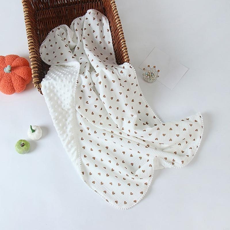 L38E Soft Nursery Blankets Bed - Baby Girl Nursery Quilt avaliação e preço