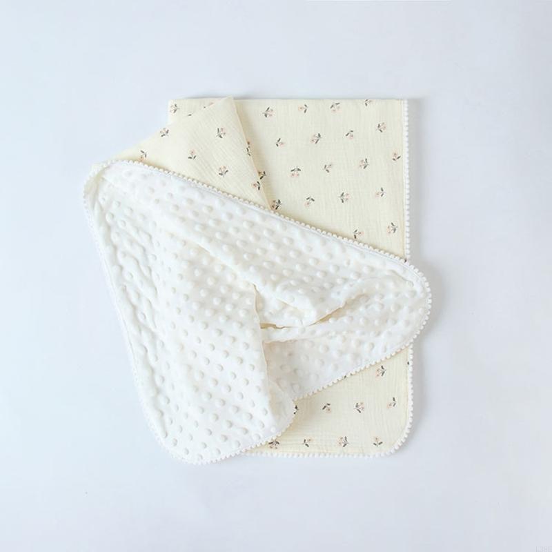 L38E Soft Nursery Blankets Bed - Baby Girl Nursery Quilt avaliação e preço