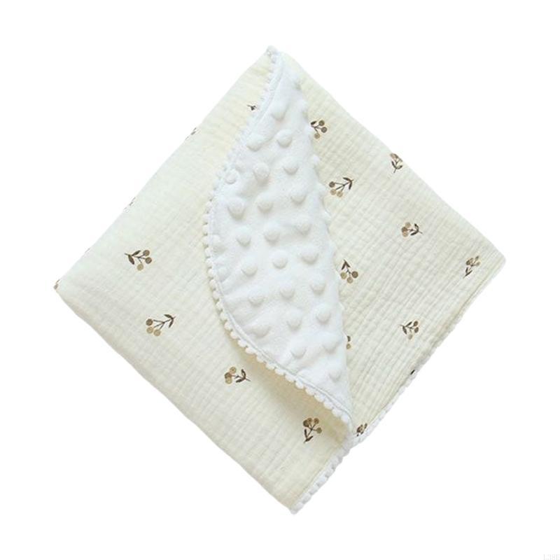 L38E Soft Nursery Blankets Bed - Baby Girl Nursery Quilt avaliação e preço