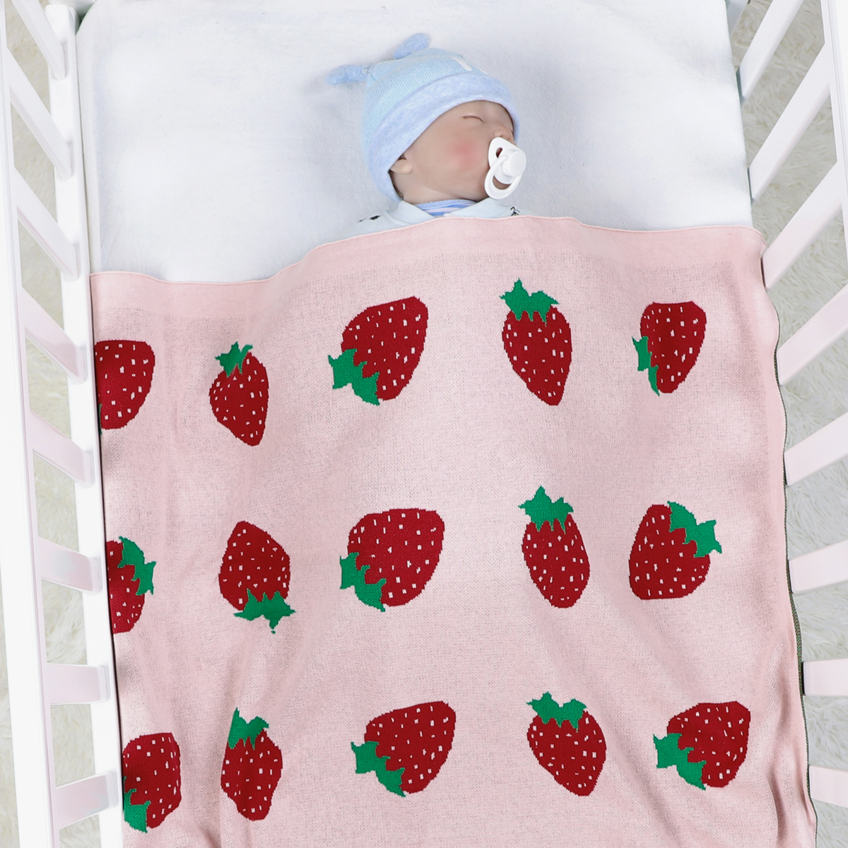 Baby Nursery Blanket 100% Cott - Baby Girl Nursery Quilt avaliação e preço