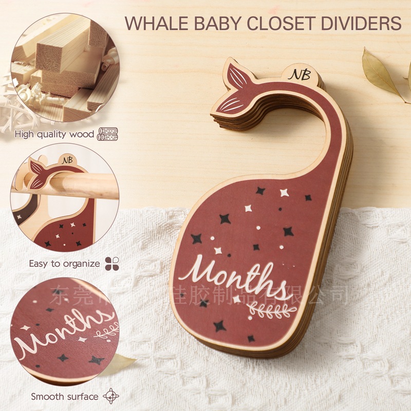 Wooden Baby Clothes Dividers W - Baby Nursery Age avaliação e preço