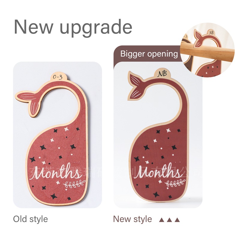 Wooden Baby Clothes Dividers W - Baby Nursery Age avaliação e preço