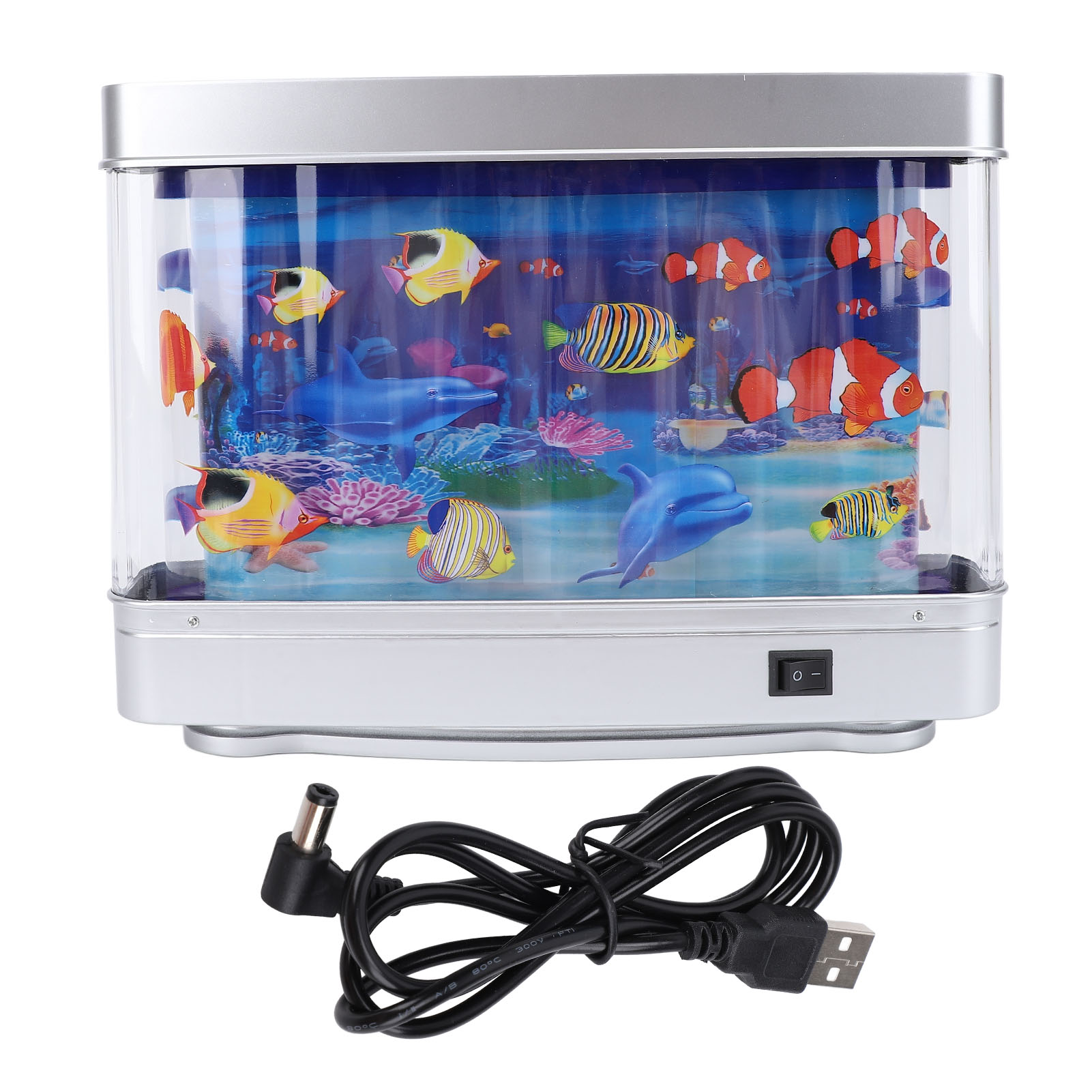Fake Fish Tank Lamp Mini Decor - Baby Nursery Light avaliação e preço