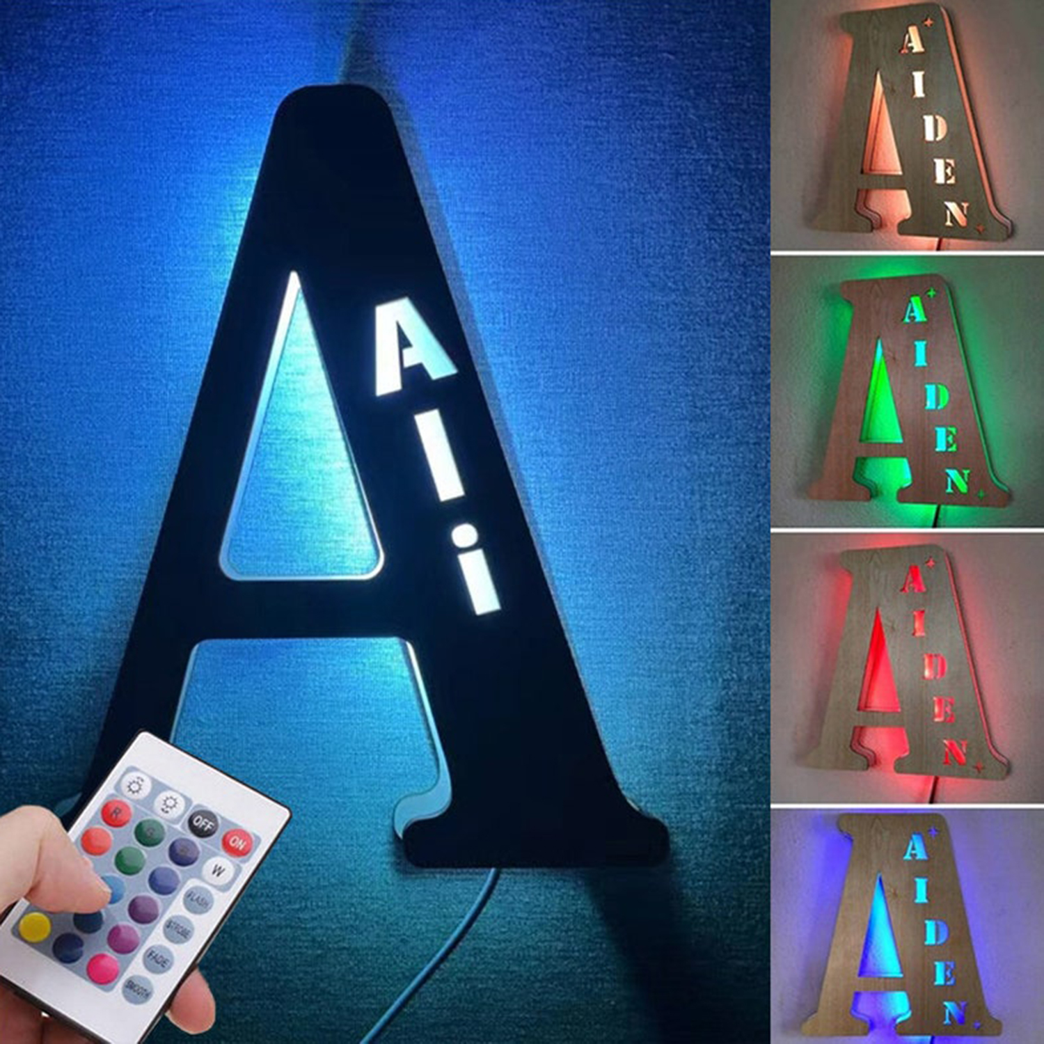 Personalized Wall Decor 26 Let - Baby Nursery Light avaliação e preço