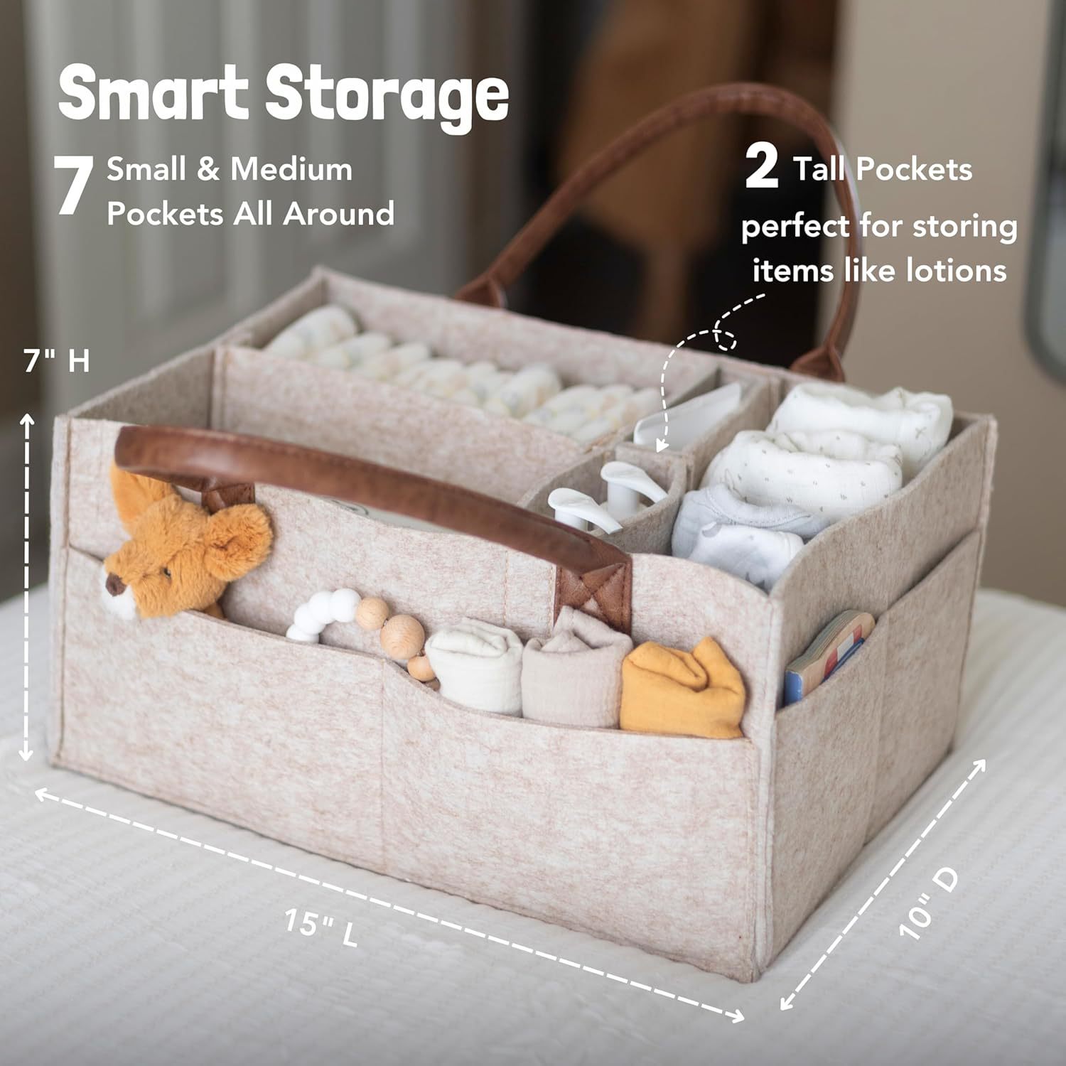 Baby Felt Storage Nursery Orga - Baby Nursery Storage avaliação e preço