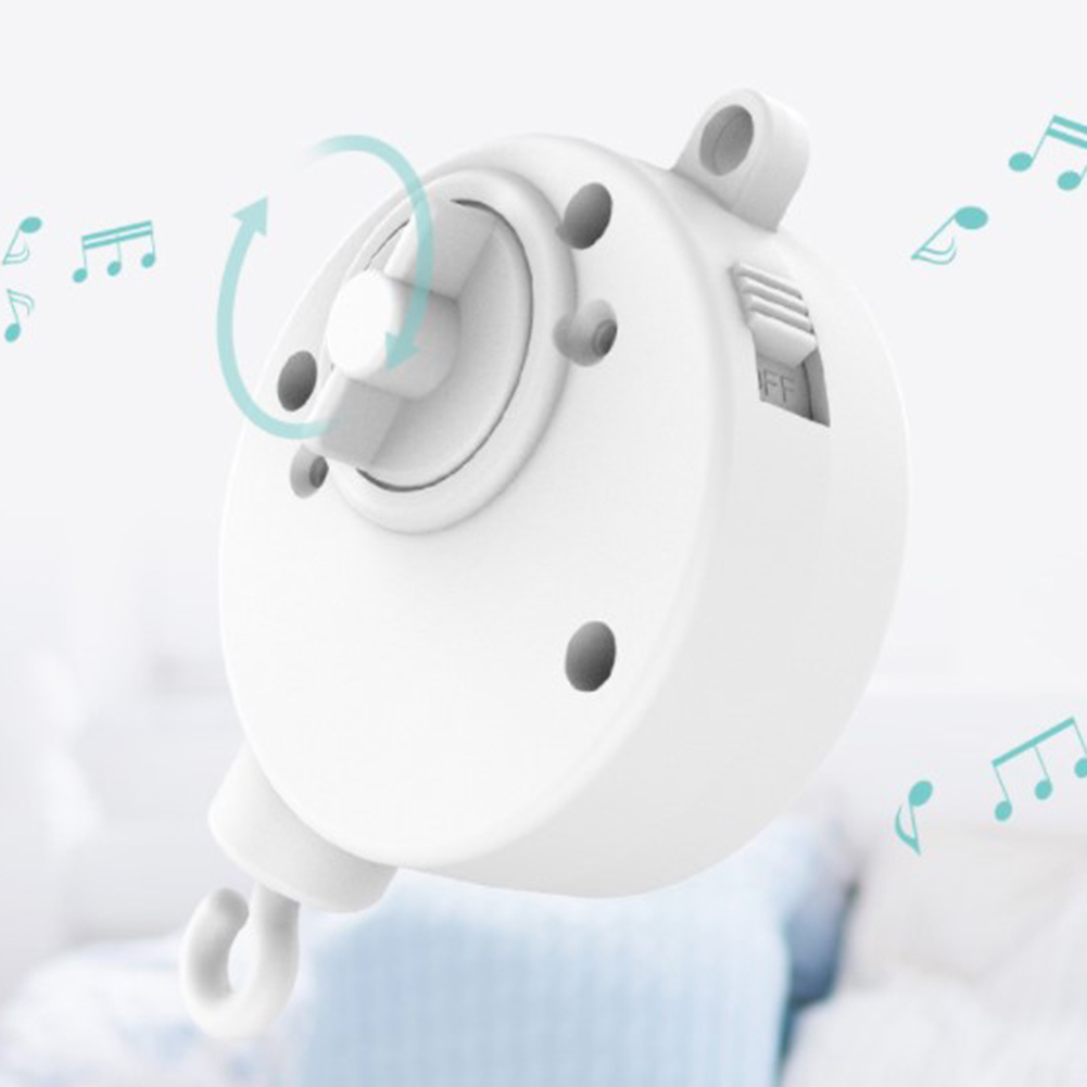 Infant Bell Rotary Wind-up Mus - Baby Nursery Storage avaliação e preço