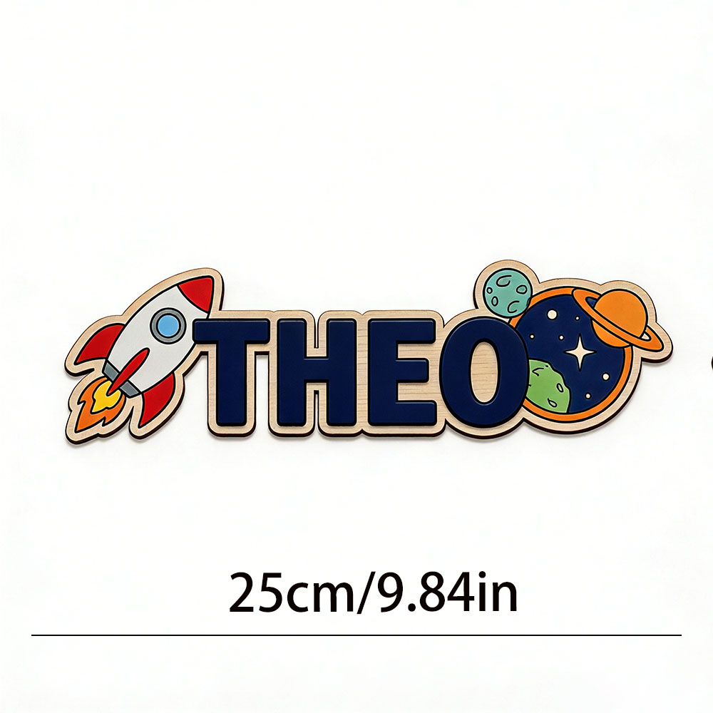 Personalized Space Rocket Name - Baby Nursery Room avaliação e preço