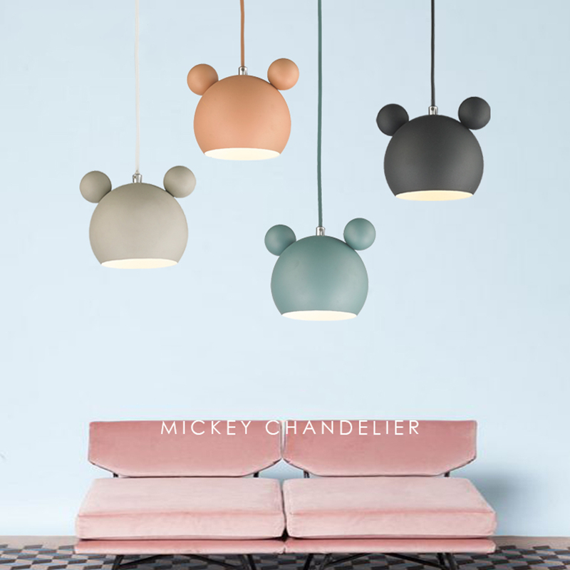 Modern Mickey Pendant Lights C - Baby Nursery Light avaliação e preço