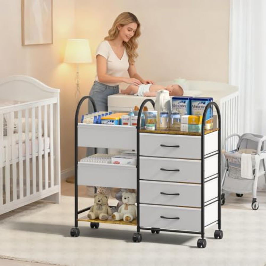 Baby Diaper Caddy Organizer Ca - Baby Nursery Storage avaliação e preço
