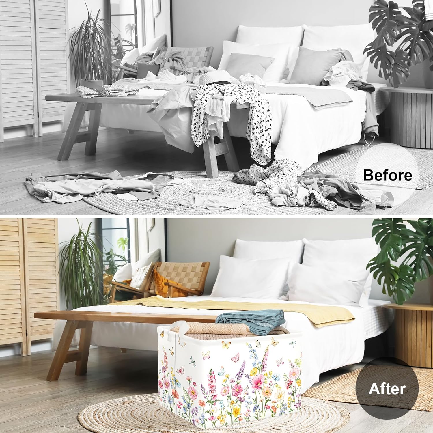 Clastyle Wildflower Baby Laund - Baby Nursery Storage avaliação e preço