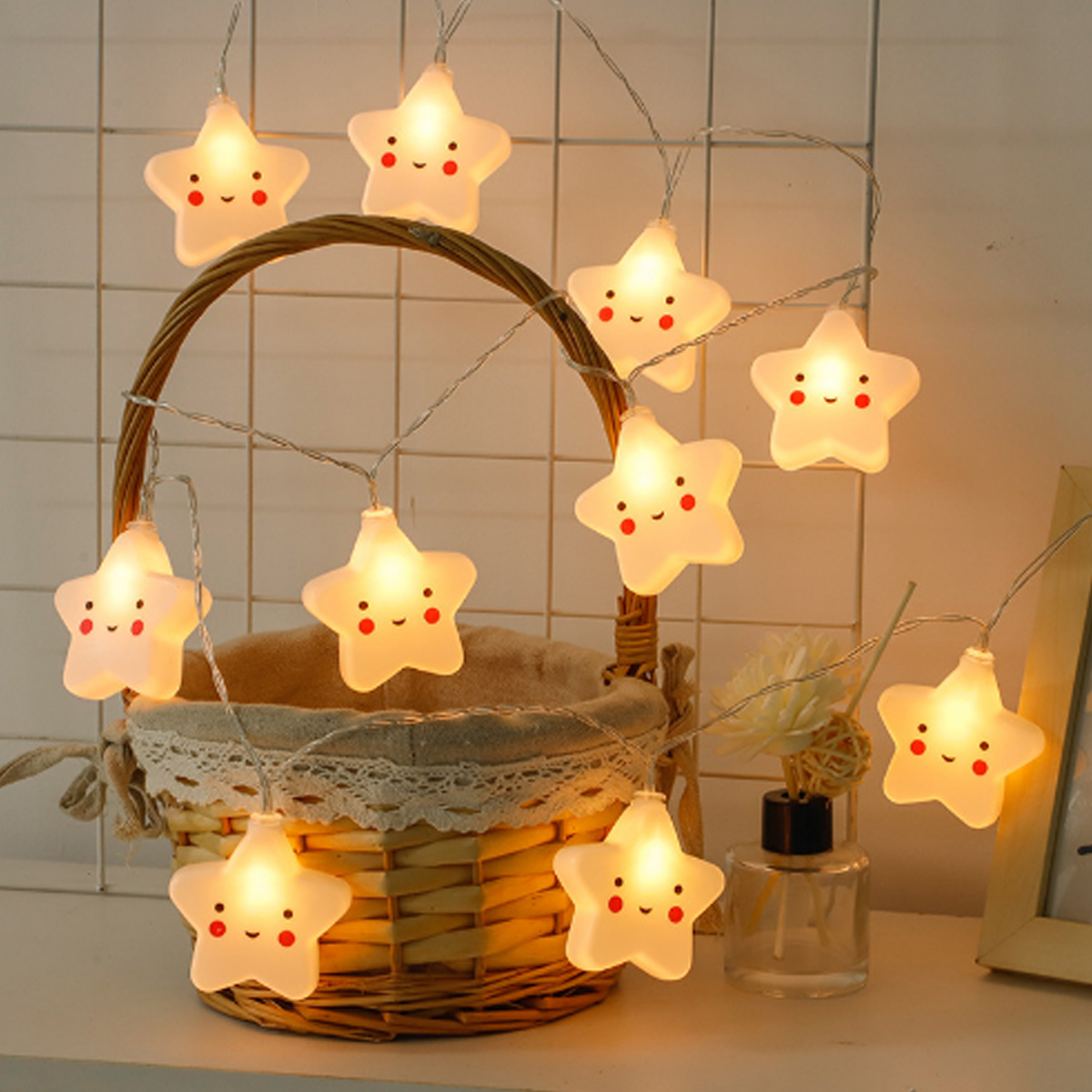 1.5m 10Led Colorful Cloud Star - Baby Nursery Light avaliação e preço