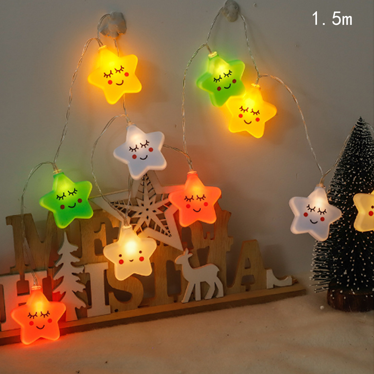 1.5m 10Led Colorful Cloud Star - Baby Nursery Light avaliação e preço
