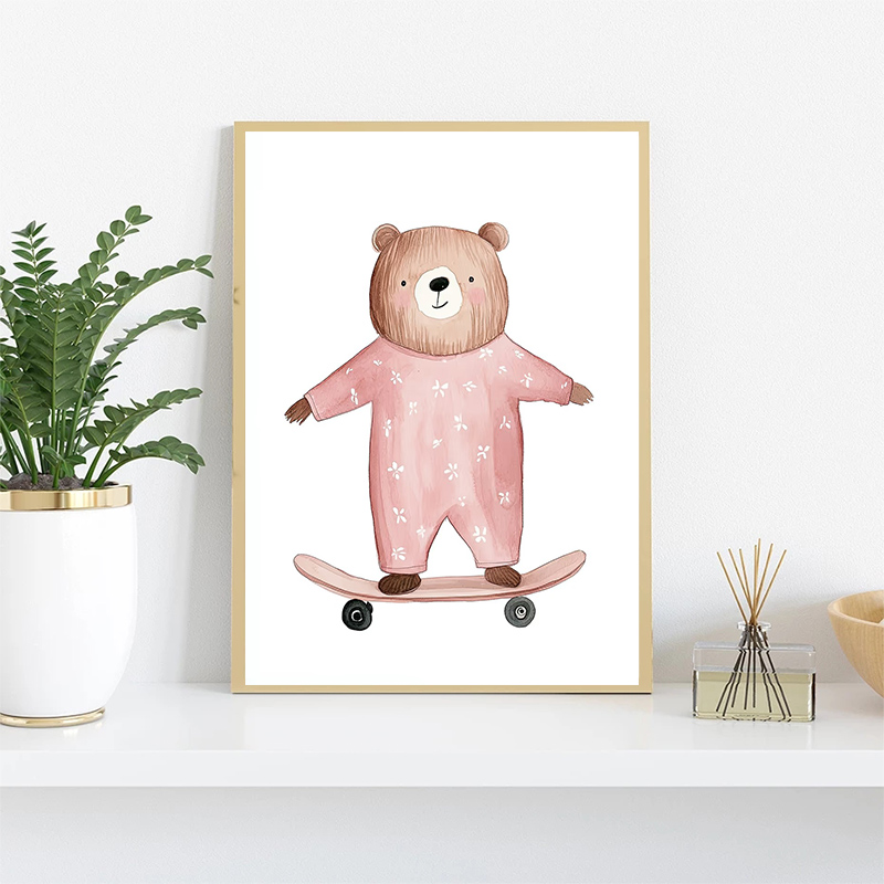 Cute Watercolor Unicorn Mermai - Baby Nursery Room avaliação e preço