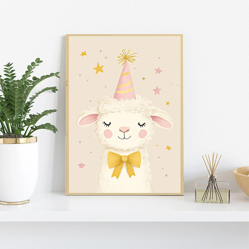Cute Watercolor Unicorn Mermai - Baby Nursery Room avaliação e preço