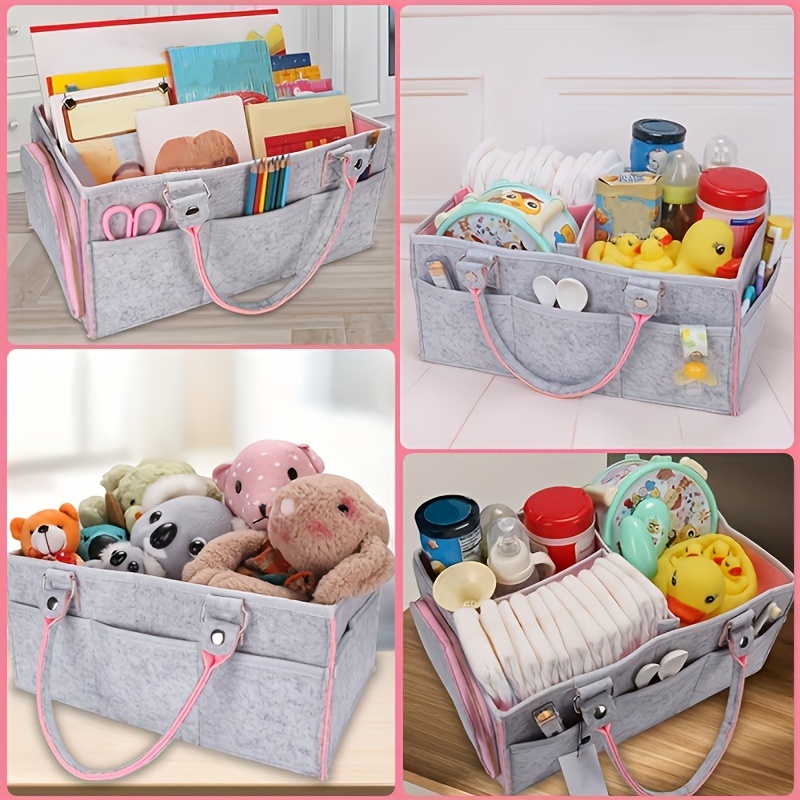 Baby Diaper Caddy Organizer fo - Baby Nursery Fabric avaliação e preço