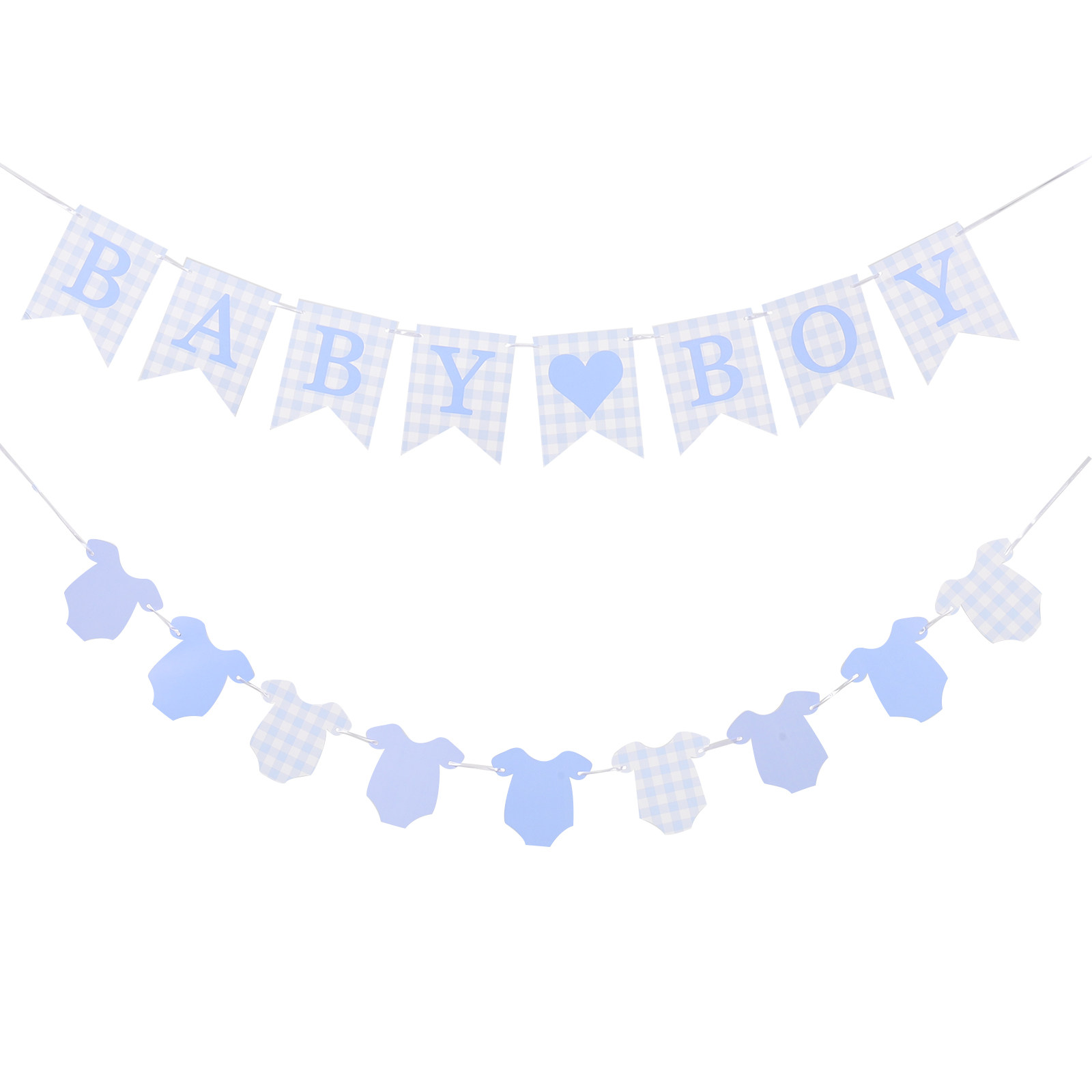 2Pcs Welcome Baby Boy Banner B - Baby Nursery Fabric avaliação e preço
