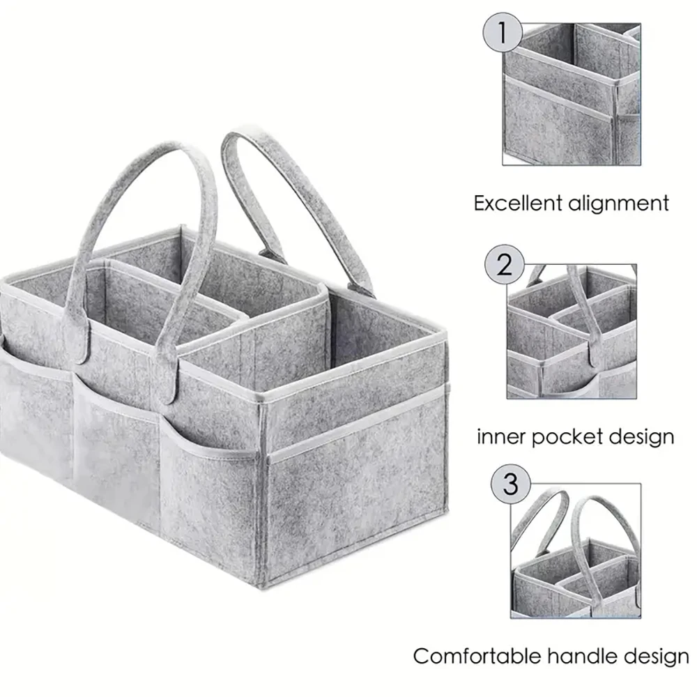 Baby Diaper Ball Bag Organizer - Baby Nursery Storage avaliação e preço