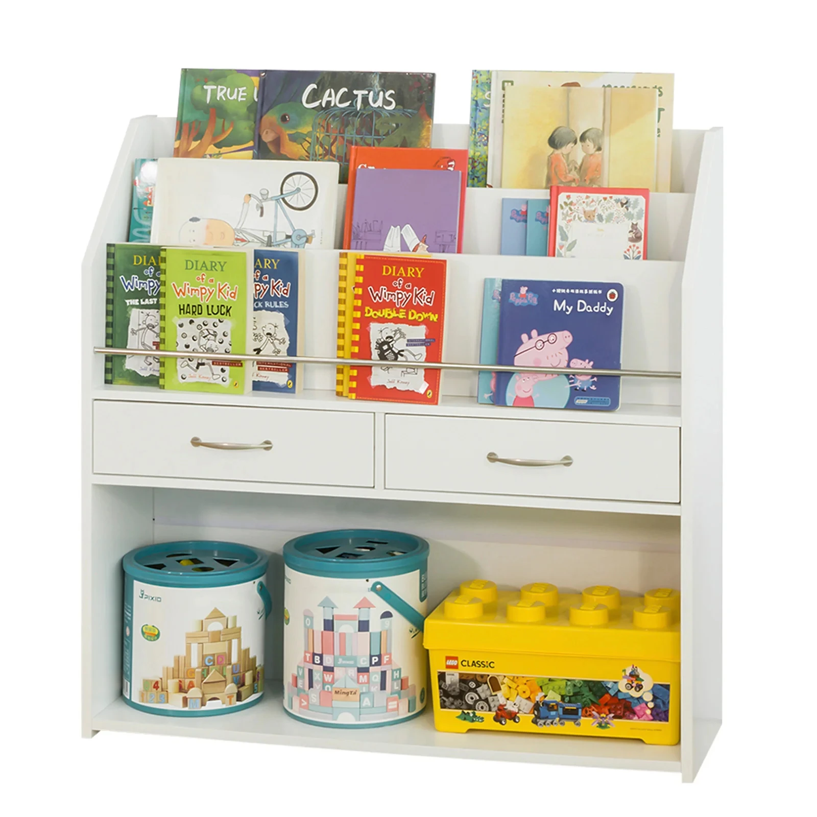 Machine Modern White Small Bab - Baby Bookshelf Small avaliação e preço
