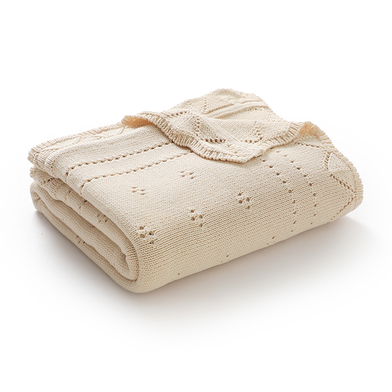 Baby Blankets Cotton Knitted 1 - Baby Girl Nursery Quilt avaliação e preço