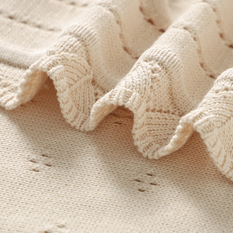 Baby Blankets Cotton Knitted 1 - Baby Girl Nursery Quilt avaliação e preço