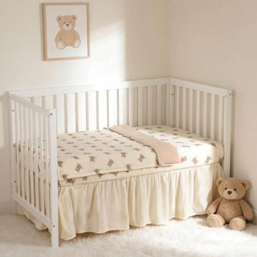 Organic Cotton Muslin Baby Cri - Baby Girl Nursery Quilt avaliação e preço