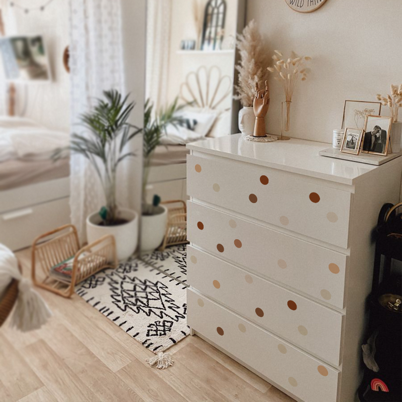 Creative Boho Polka Dot Wall S - Baby Nursery Wallpaper Girl avaliação e preço
