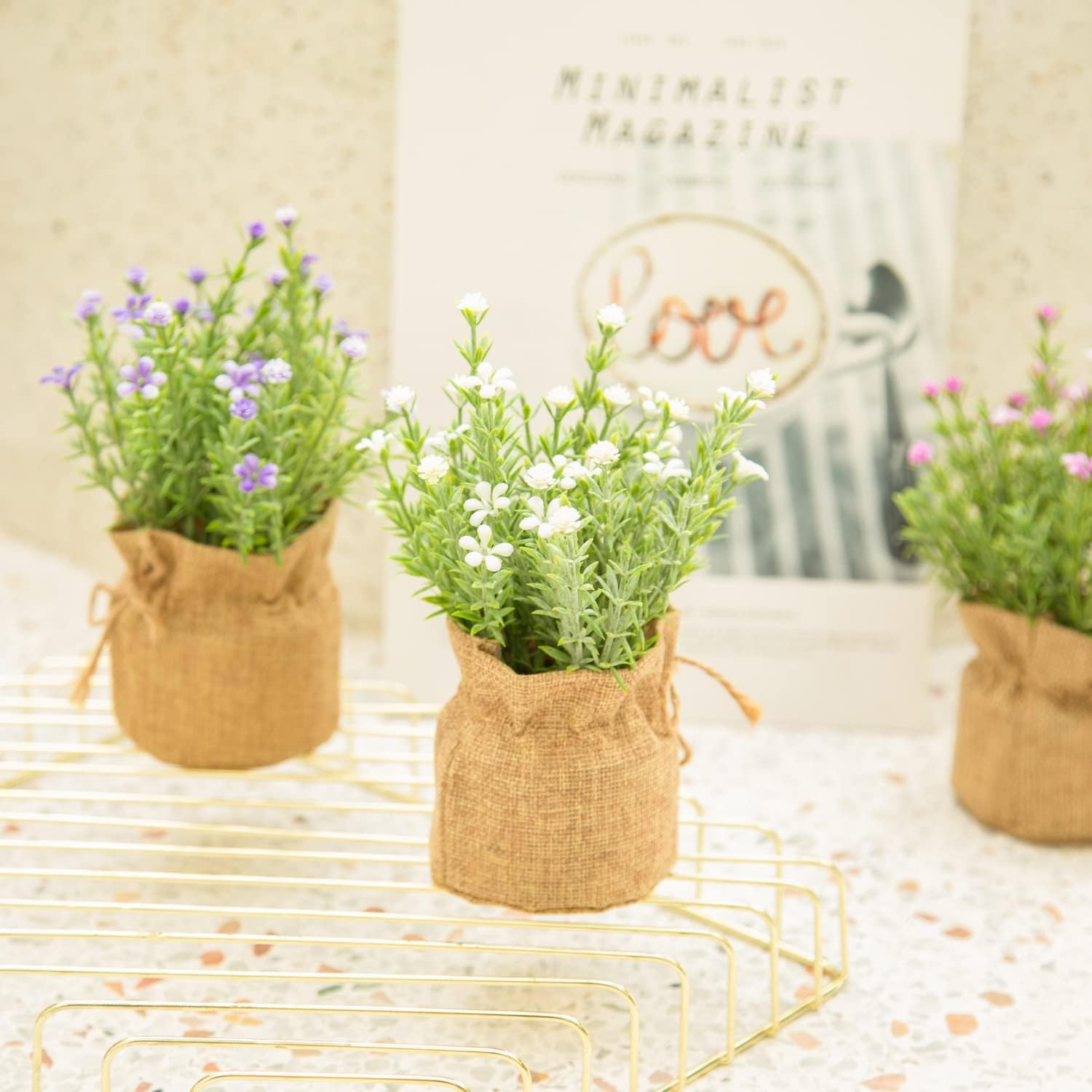3Pcs Babys Breath Artificial F - Baby Bookshelf Small avaliação e preço