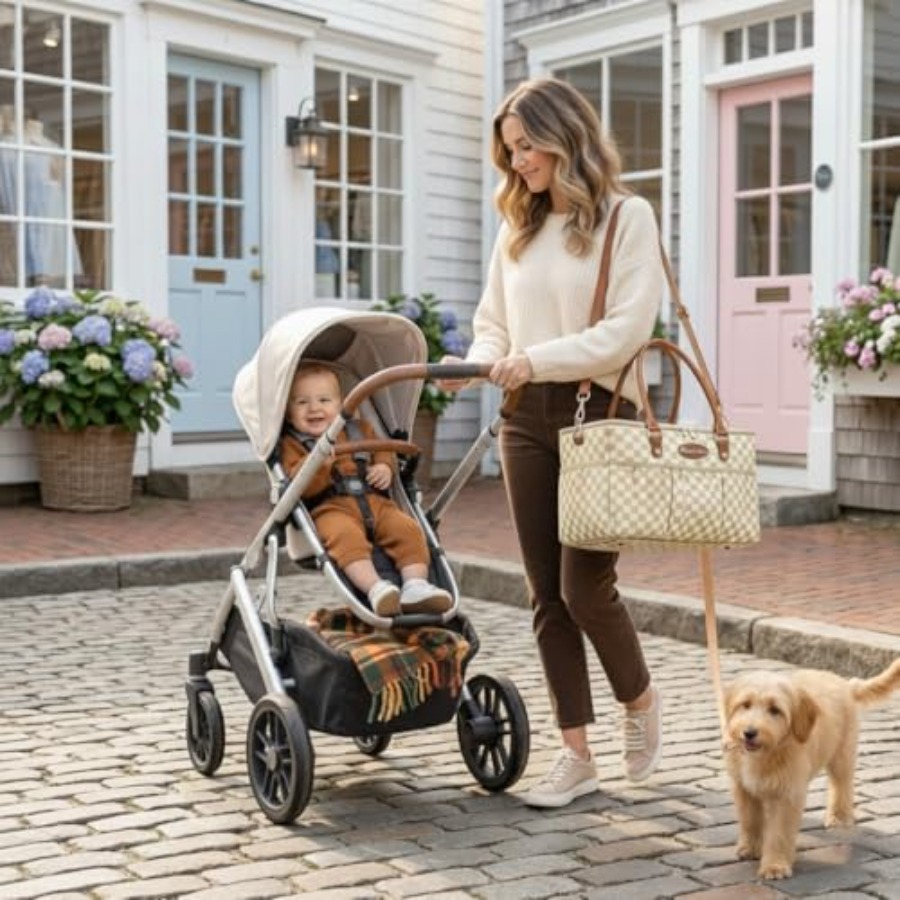 Luxe Diaper Caddy Organizer, E - Baby Nursery Storage avaliação e preço